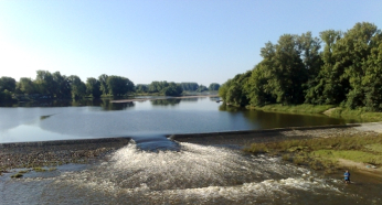 Wasserfall Magdeburg-Cracau in der Nähe des ElbRivera Hotel Magdeburg